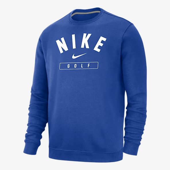 Blue and yellow nike sweatshirt top